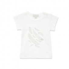 Floating feather tee